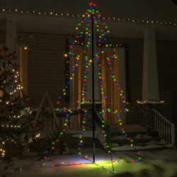 Weihnachtsbaum Kegelform 240 LEDs Innen- und Außenbereich 118x180 cm