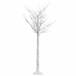 Weihnachtsbaum 140 LEDs 1,5 m Kaltweiß Weide Indoor Outdoor
