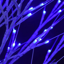 Weihnachtsbaum 140 LEDs 1,5 m Blau Weide Indoor Outdoor