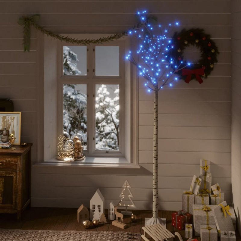 Weihnachtsbaum 200 LEDs 2,2 m Blau Weide Indoor Outdoor