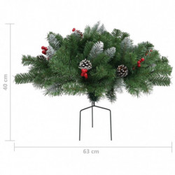 Künstlicher Weihnachtsbaum Grün 40 cm PVC