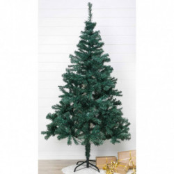 HI Weihnachtsbaum mit Metallständer Grün 210 cm