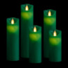 5-tlg. LED-Kerzen-Set Elektrisch mit Fernbedienung Warmweiß