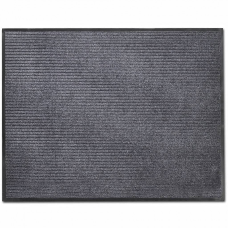 Fußmatte PVC Grau 90x120 cm