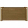 Pflanzkübel Wouter 2 Stk. Honigbraun 60x31x31 cm Massivholz Kiefer