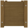 Pflanzkübel Wouter 2 Stk. Honigbraun 60x31x31 cm Massivholz Kiefer