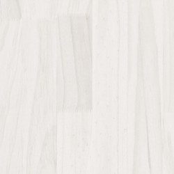 Pflanzkübel Wulf 2 Stk. Weiß 60x31x31 cm Massivholz Kiefer