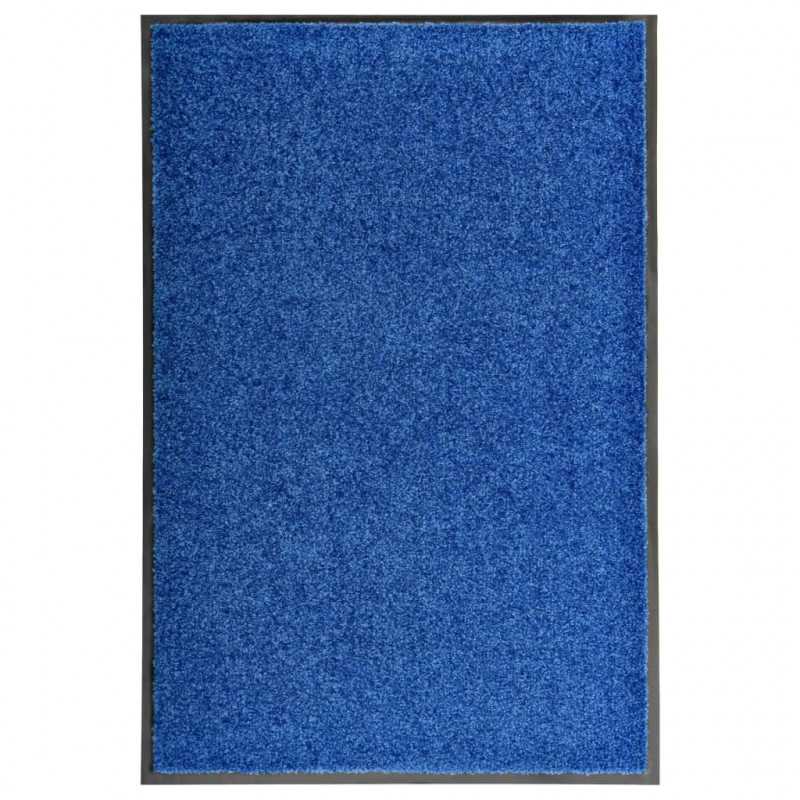 Fußmatte Waschbar Blau 60x90 cm