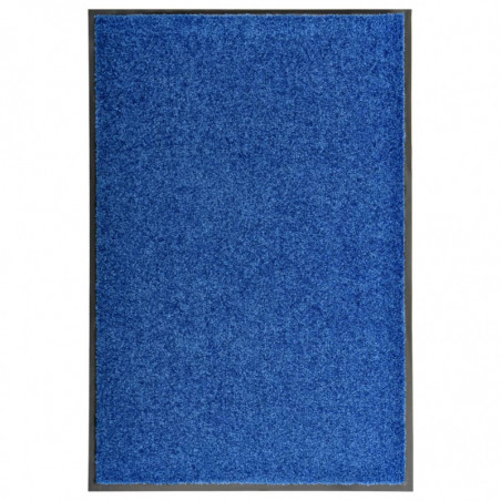 Fußmatte Waschbar Blau 60x90 cm