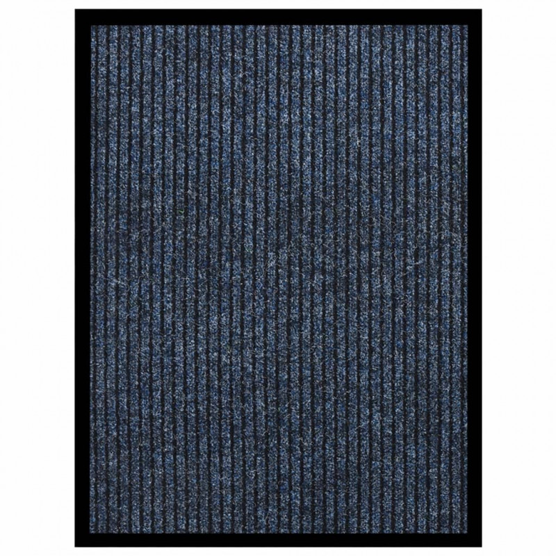 Fußmatte Gestreift Blau 60x80 cm