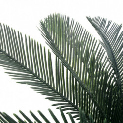 Künstliche Pflanze Cycas-Palme mit Topf Grün 125 cm