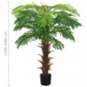 Künstliche Palme Cycas mit Topf 140 cm Grün