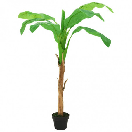 Künstlicher Bananenbaum mit Topf 165 cm Grün