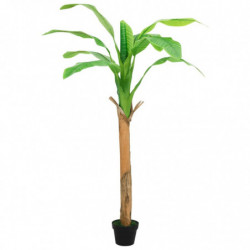 Künstlicher Bananenbaum mit Topf 165 cm Grün