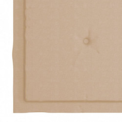 Gartenstuhl-Kissen 6 Stk. Beige 50x50x3 cm Stoff