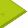 Gartenbank-Auflage Hellgrün 100x50x3 cm Stoff