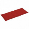 Gartenstuhlauflagen 6 Stk. Rot 120x50x3 cm