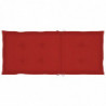 Gartenstuhlauflagen 6 Stk. Rot 120x50x3 cm