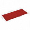 Gartenstuhlauflagen 6 Stk. Rot 120x50x3 cm