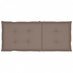 Gartenstuhlauflagen 6 Stk. Taupe 120x50x3 cm