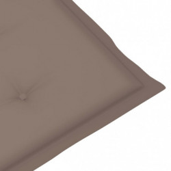 Gartenstuhlauflagen 6 Stk. Taupe 120x50x3 cm