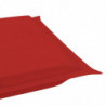 Sonnenliegen-Auflage Rot 186x58x3 cm