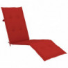 Liegestuhl-Auflage Rot (75+105)x50x3 cm