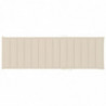 Sonnenliegen-Auflage Creme 200x60x3 cm Stoff