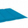 Sonnenliegen-Auflage Blau 200x60x3 cm Stoff