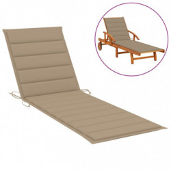 Sonnenliegen-Auflage Beige...