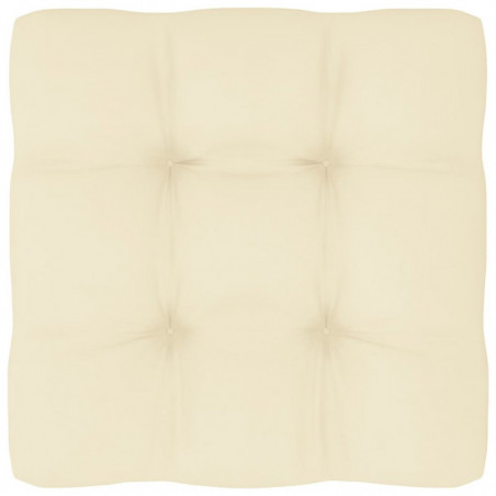 Palettensofa-Kissen Creme 60x60x10 cm