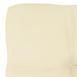 Palettensofa-Kissen Creme 60x60x10 cm