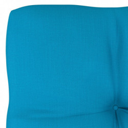 Palettensofa-Kissen Blau 60x60x10 cm