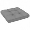 Palettensofa-Kissen Grau 80x80x10 cm