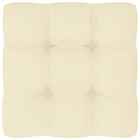 Palettensofa-Kissen Creme 80x80x10 cm