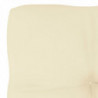 Palettensofa-Kissen Creme 80x80x10 cm