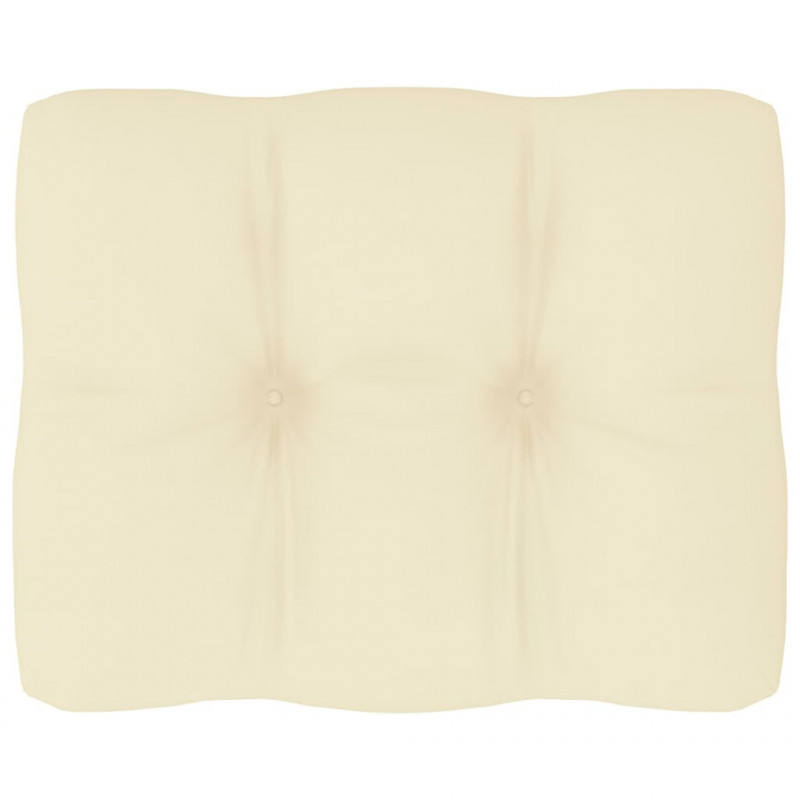 Palettensofa-Kissen Creme 50x40x10 cm