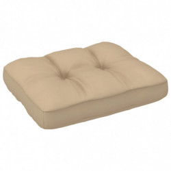 Palettensofa-Kissen Beige 50x40x10 cm