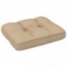 Palettensofa-Kissen Beige 50x40x10 cm