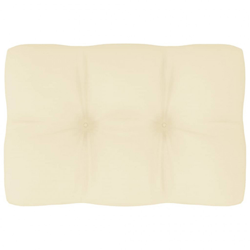 Palettensofa-Kissen Creme 60x40x10 cm