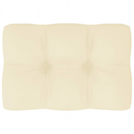 Palettensofa-Kissen Creme 60x40x10 cm