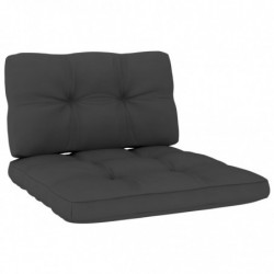 Palettensofa-Kissen 2 Stk. Anthrazit