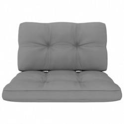 Palettensofa-Kissen 2 Stk. Grau