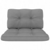 Palettensofa-Kissen 2 Stk. Grau