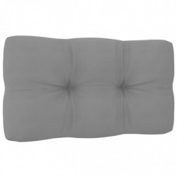 Palettensofa-Kissen 2 Stk. Grau