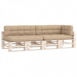 Palettensofa-Auflagen 5 Stk. Beige