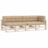 Palettensofa-Auflagen 5 Stk. Beige