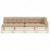 Palettensofa-Auflagen 5 Stk. Beige