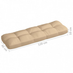 Palettensofa-Auflagen 5 Stk. Beige