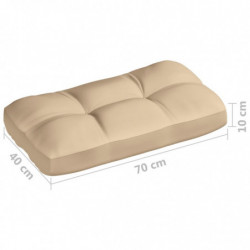 Palettensofa-Auflagen 5 Stk. Beige